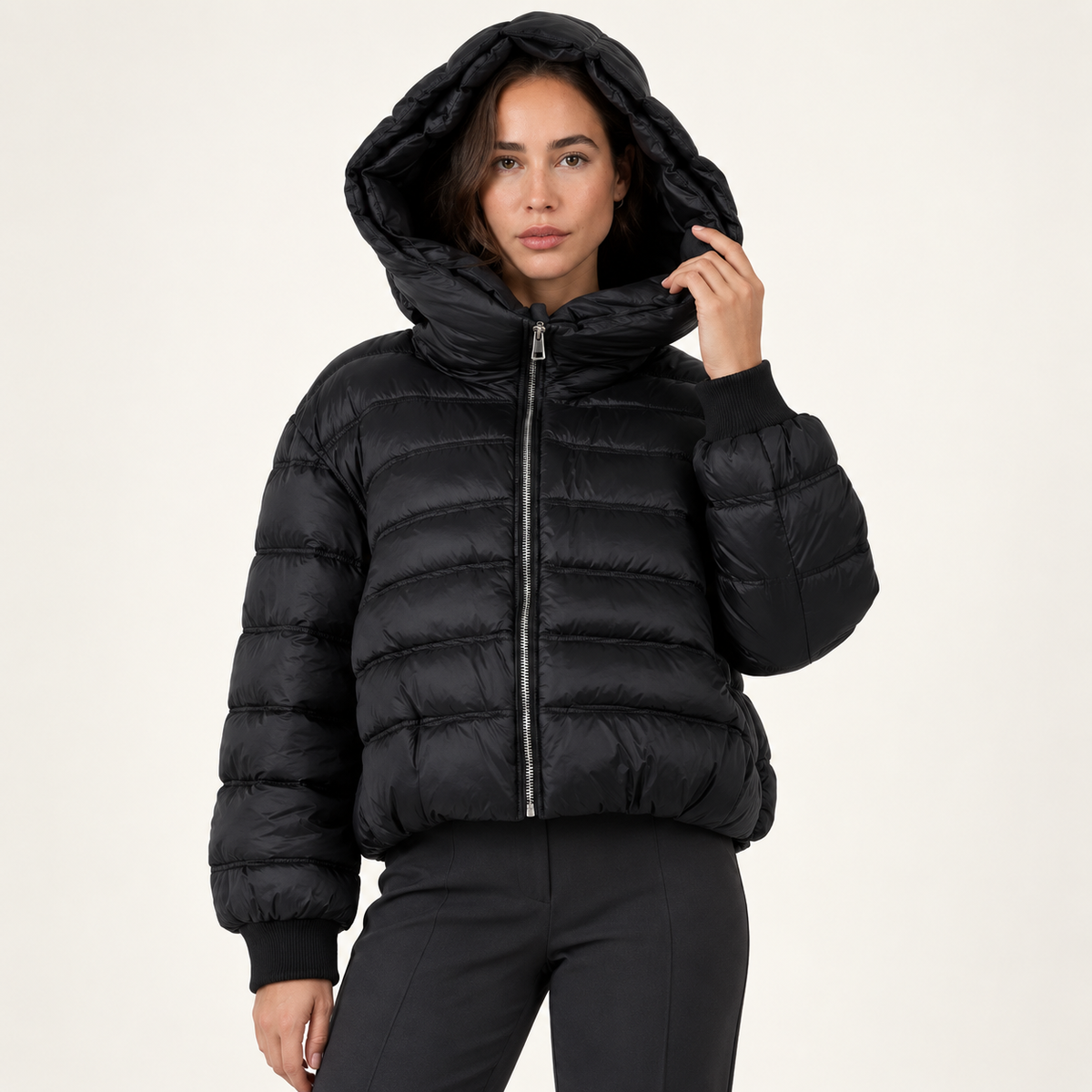Oversized Hooded Puffer Jacket — Stay Warm, Look Effortlessly Chic