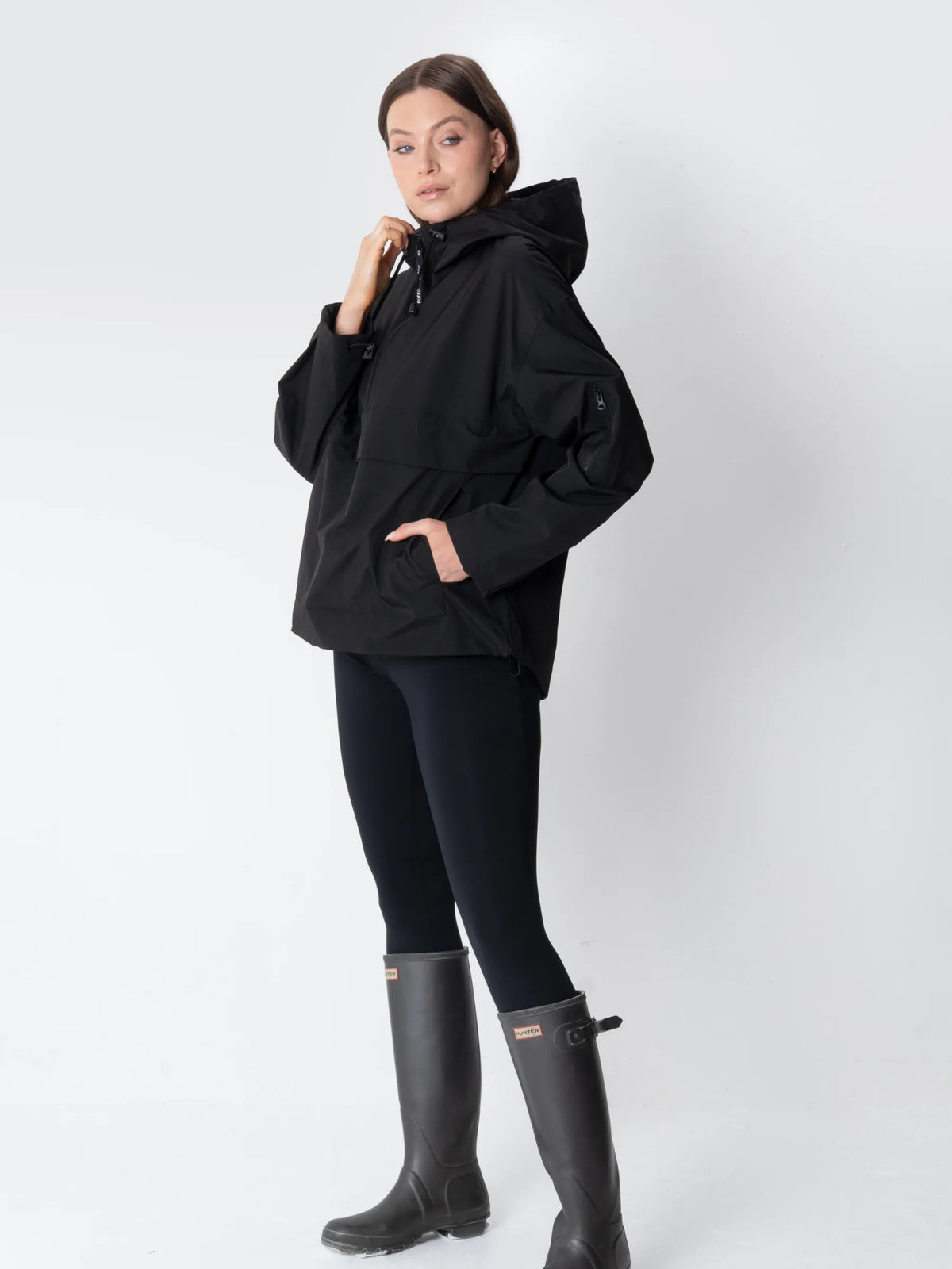 PUFFLT Relaxed Fit Rain Hoodie