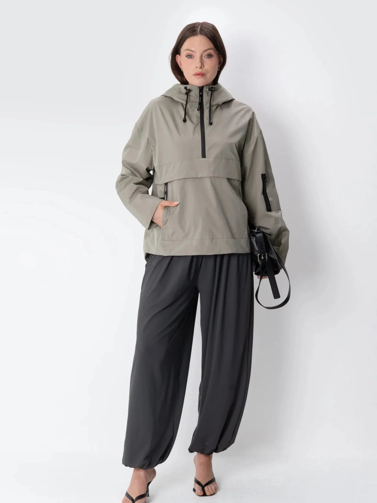 PUFFLT Relaxed Fit Rain Hoodie