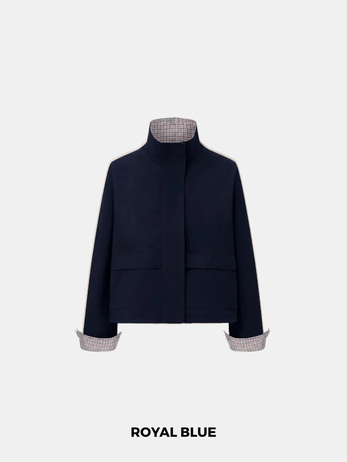 PUFFLT Funnel Collar Waterproof Bomber Jacket With Optional Hooded Scarf