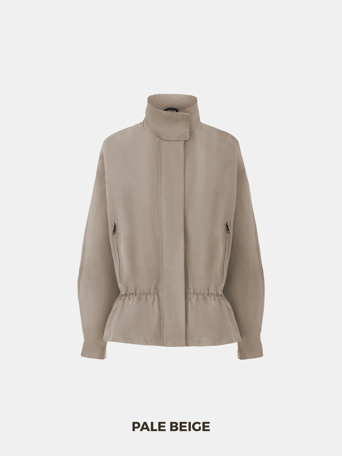 PUFFLT High Convertible Collar Waterproof Trench Coat