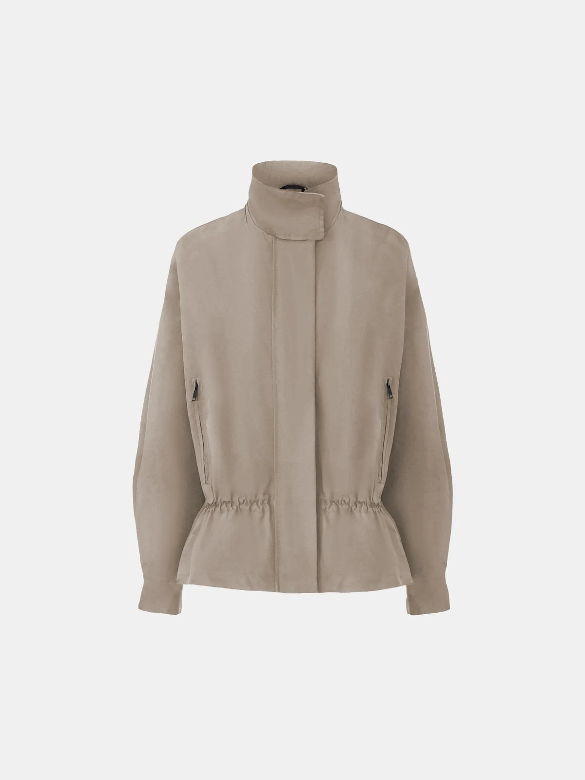 PUFFLT High Convertible Collar Waterproof Trench Coat