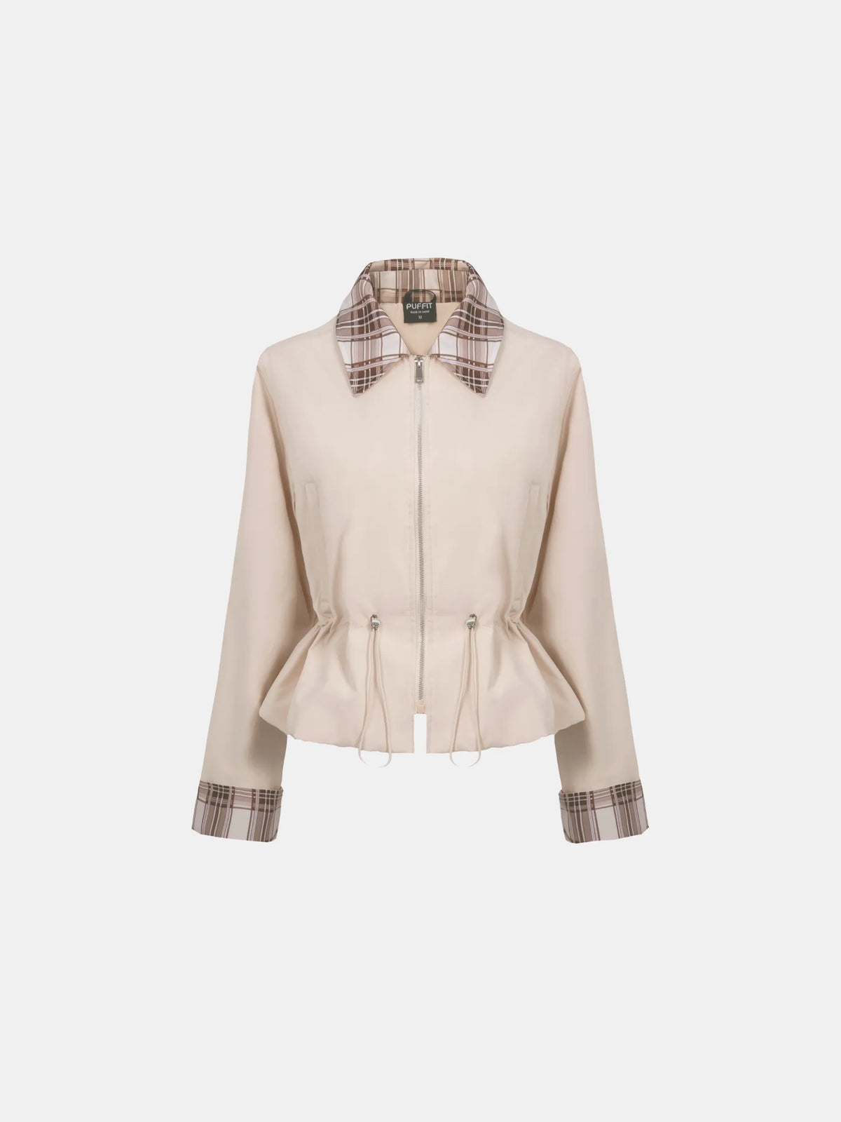 PUFFLT Short Cinched Waist Waterproof Barn Jacket