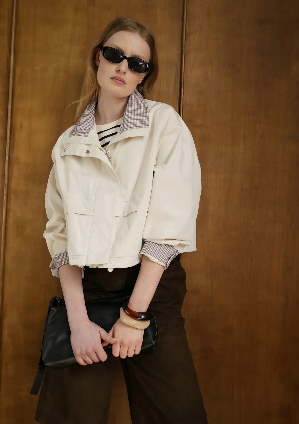 PUFFLT Funnel Collar Waterproof Bomber Jacket