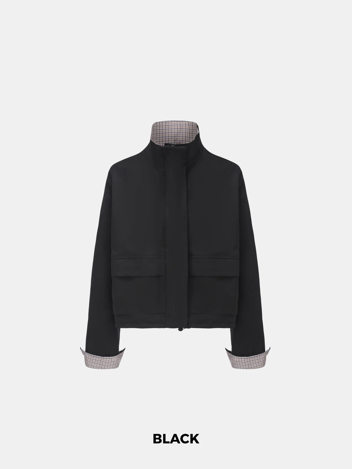 PUFFLT Stand Collar Bomber Jacket