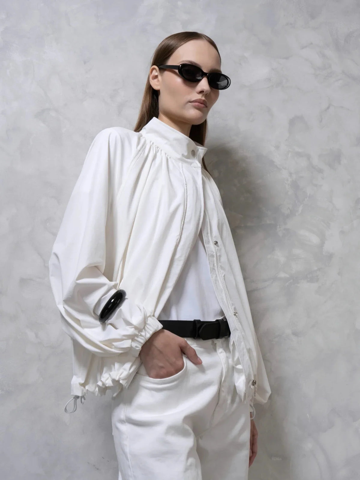 PUFFLT Odor Control Summer Flow Oversized Bubble Jacket