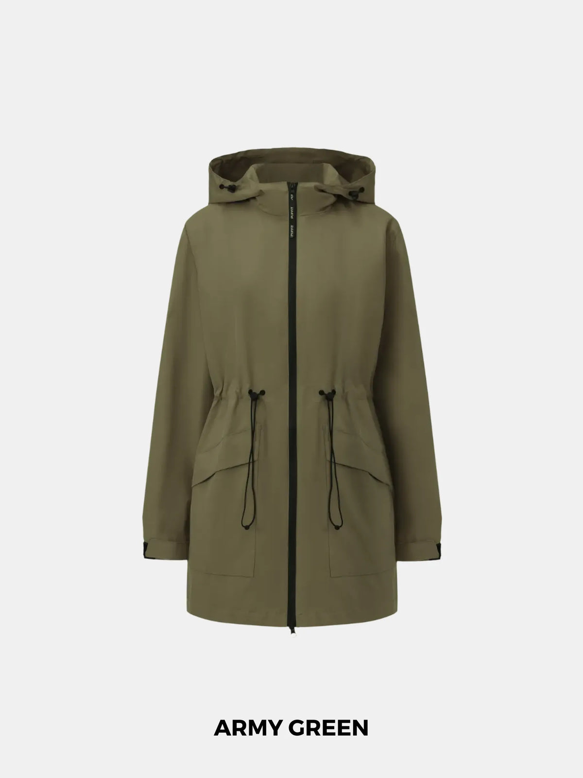 PUFFLT Mid Length Raincoat