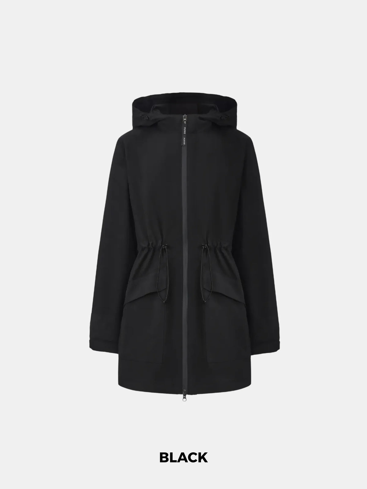 PUFFLT Mid Length Raincoat