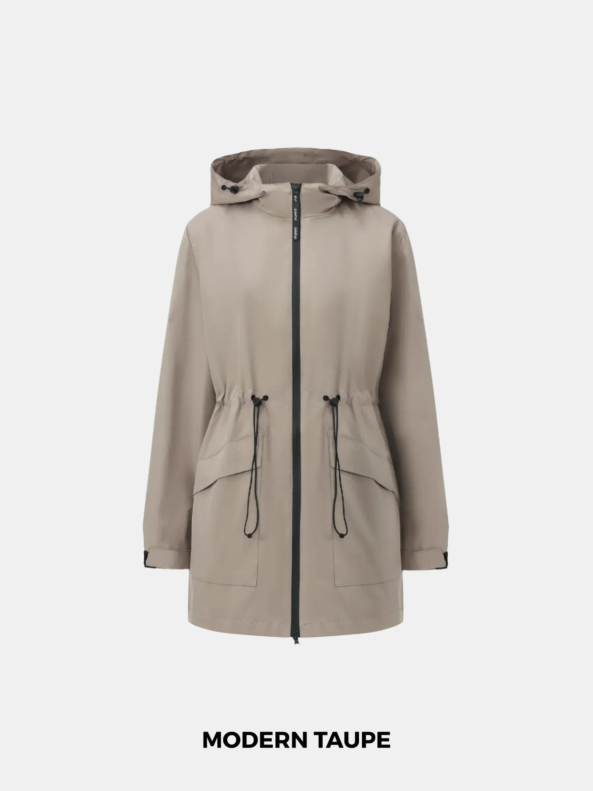 PUFFLT Mid Length Raincoat
