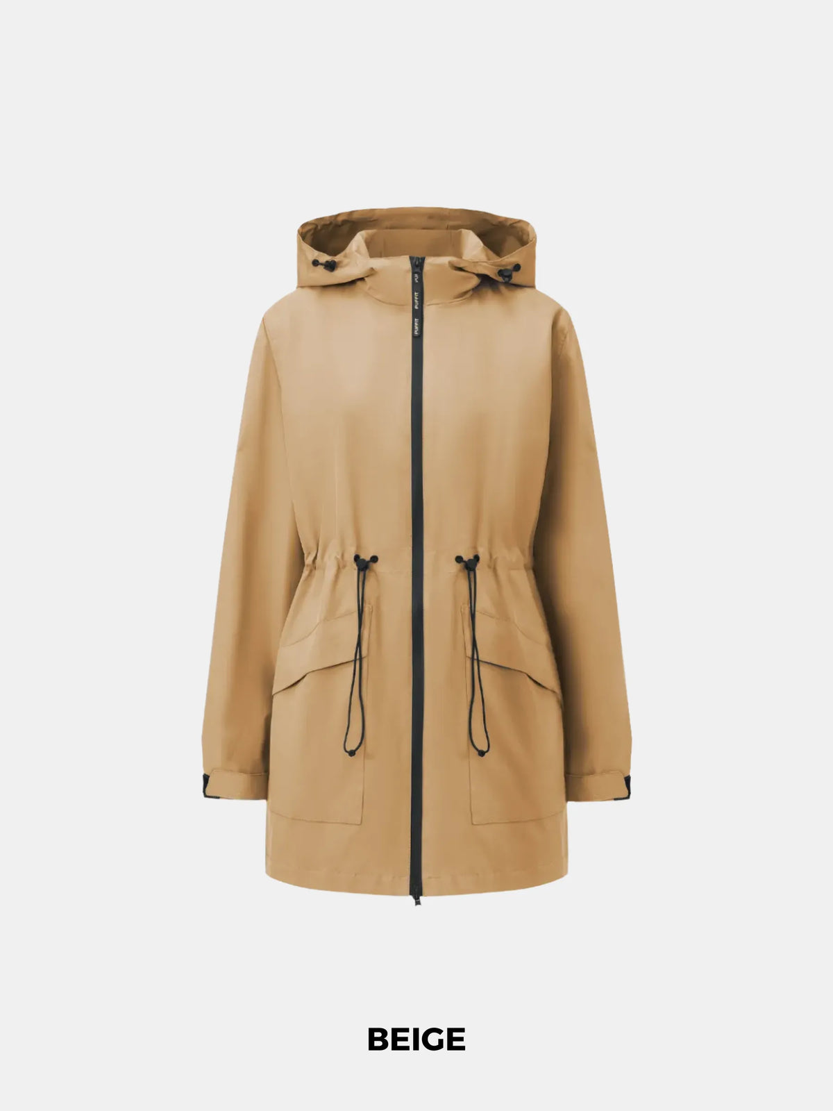 PUFFLT Mid Length Raincoat