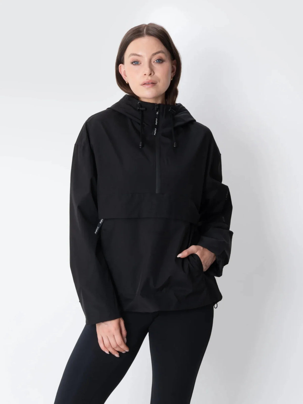 PUFFLT Relaxed Fit Rain Hoodie