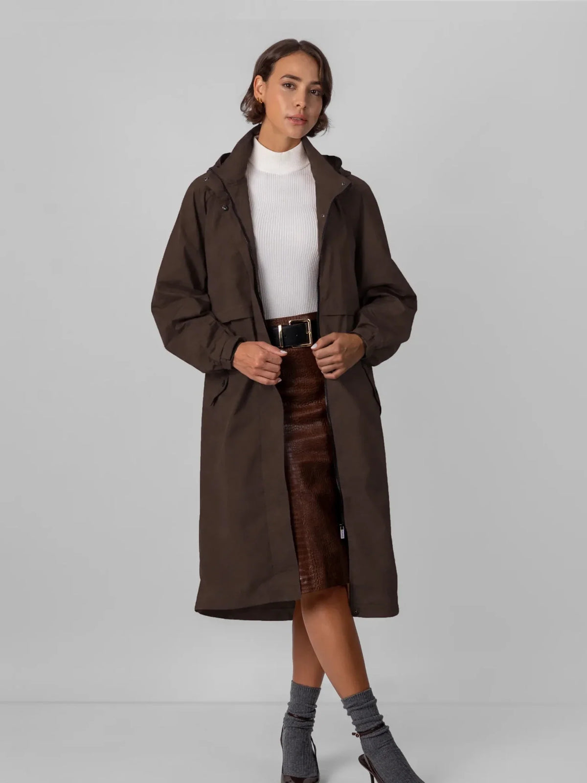 PUFFLT Long Breathable Raincoat