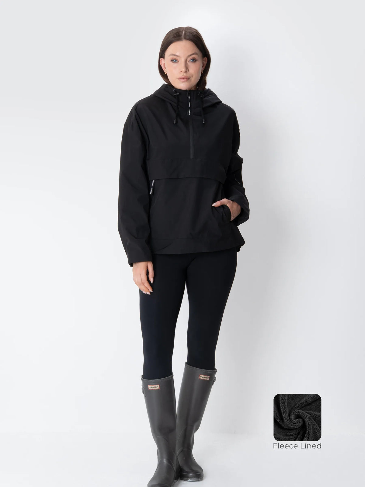 PUFFLT Relaxed Fit Rain Hoodie