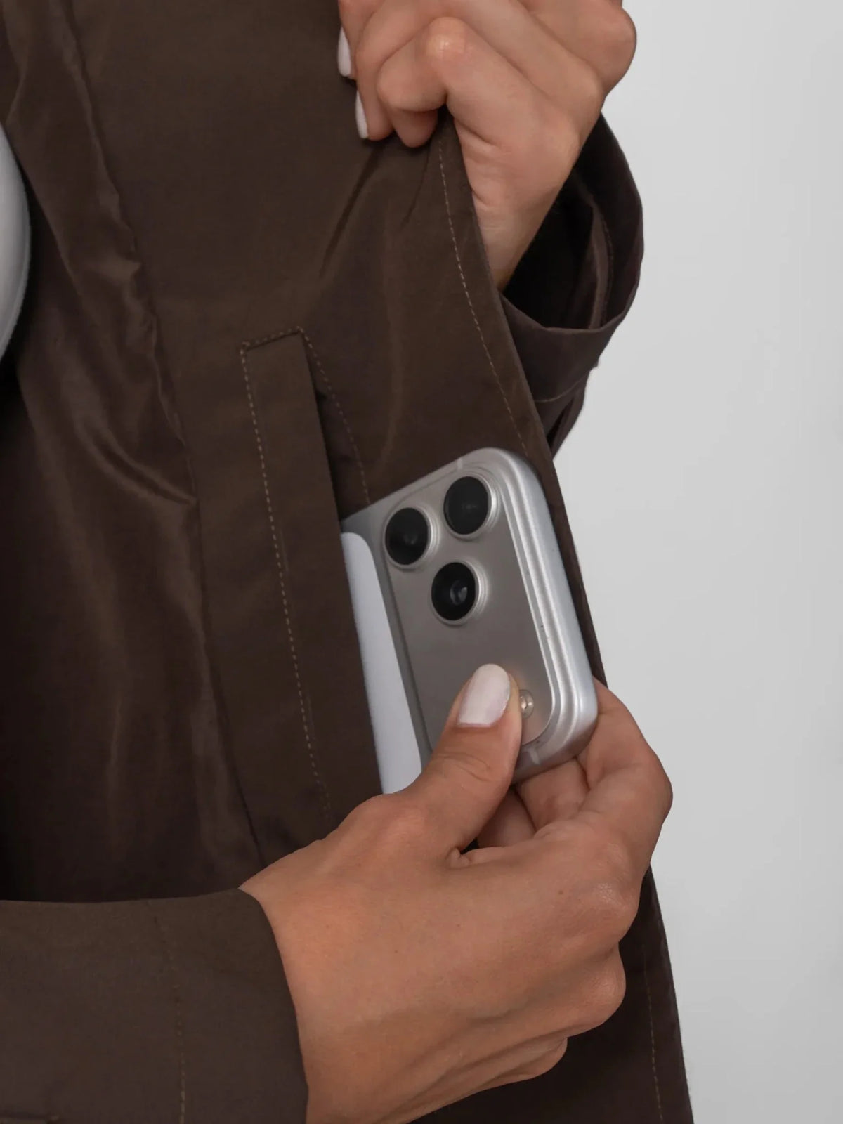 PUFFLT One Size Mid Length Oversized Rain Jacket