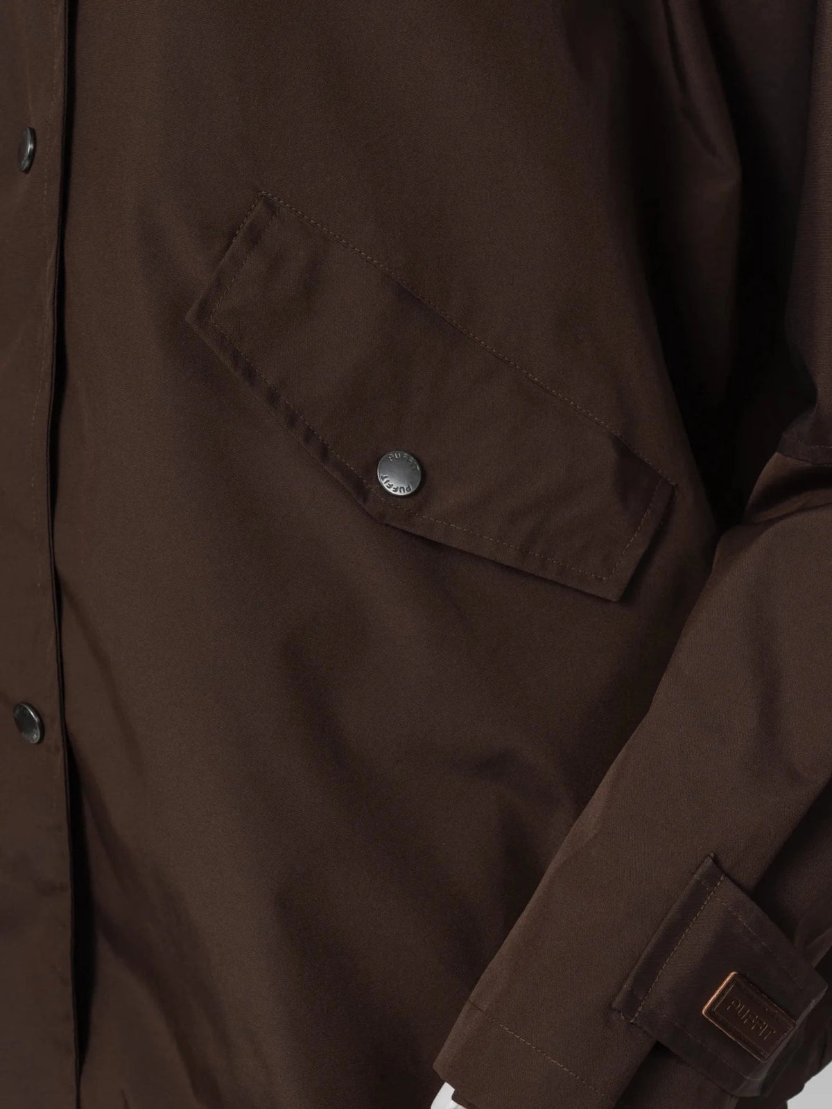 PUFFLT One Size Mid Length Oversized Rain Jacket