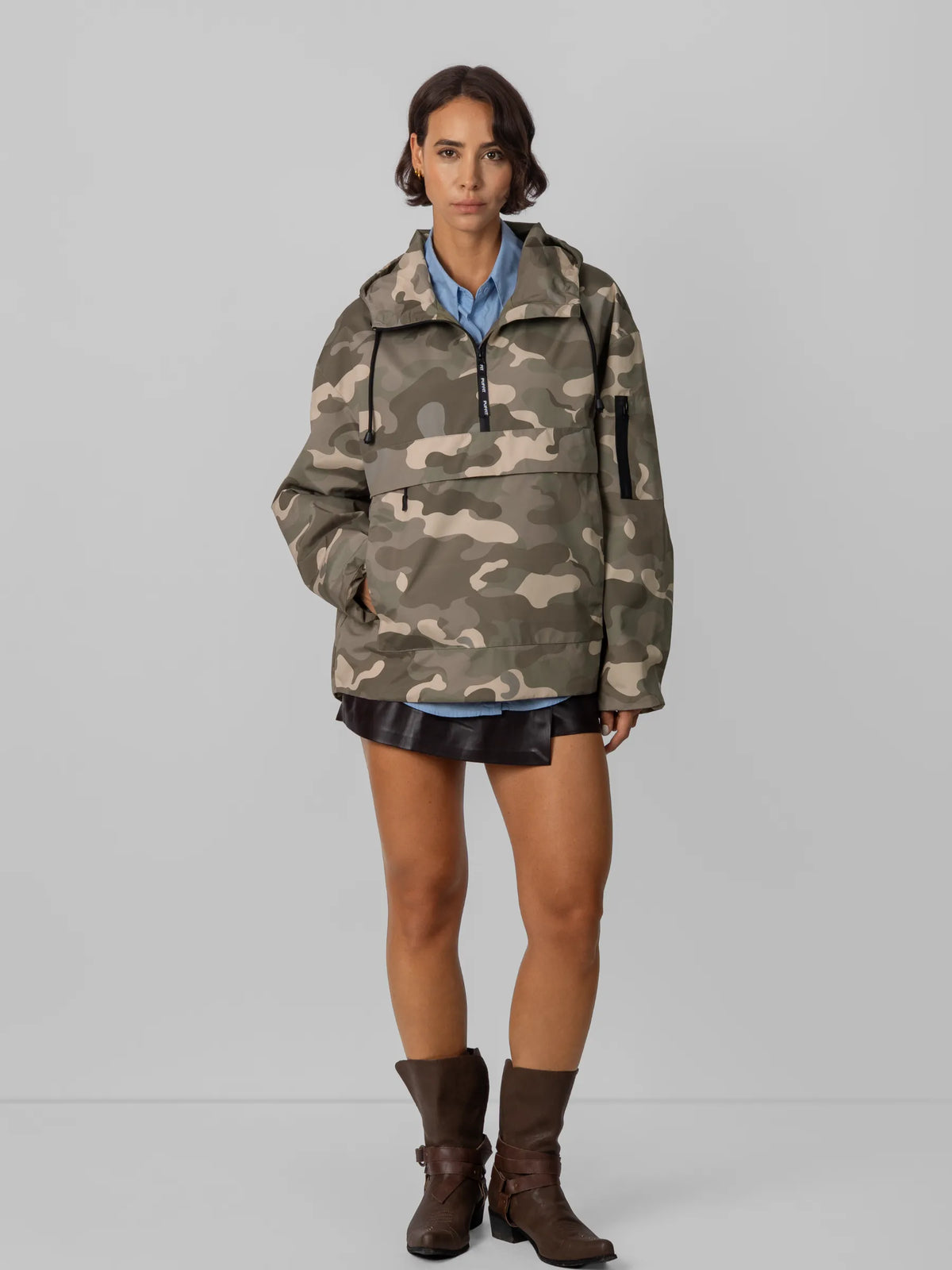 PUFFLT Relaxed Fit Rain Hoodie