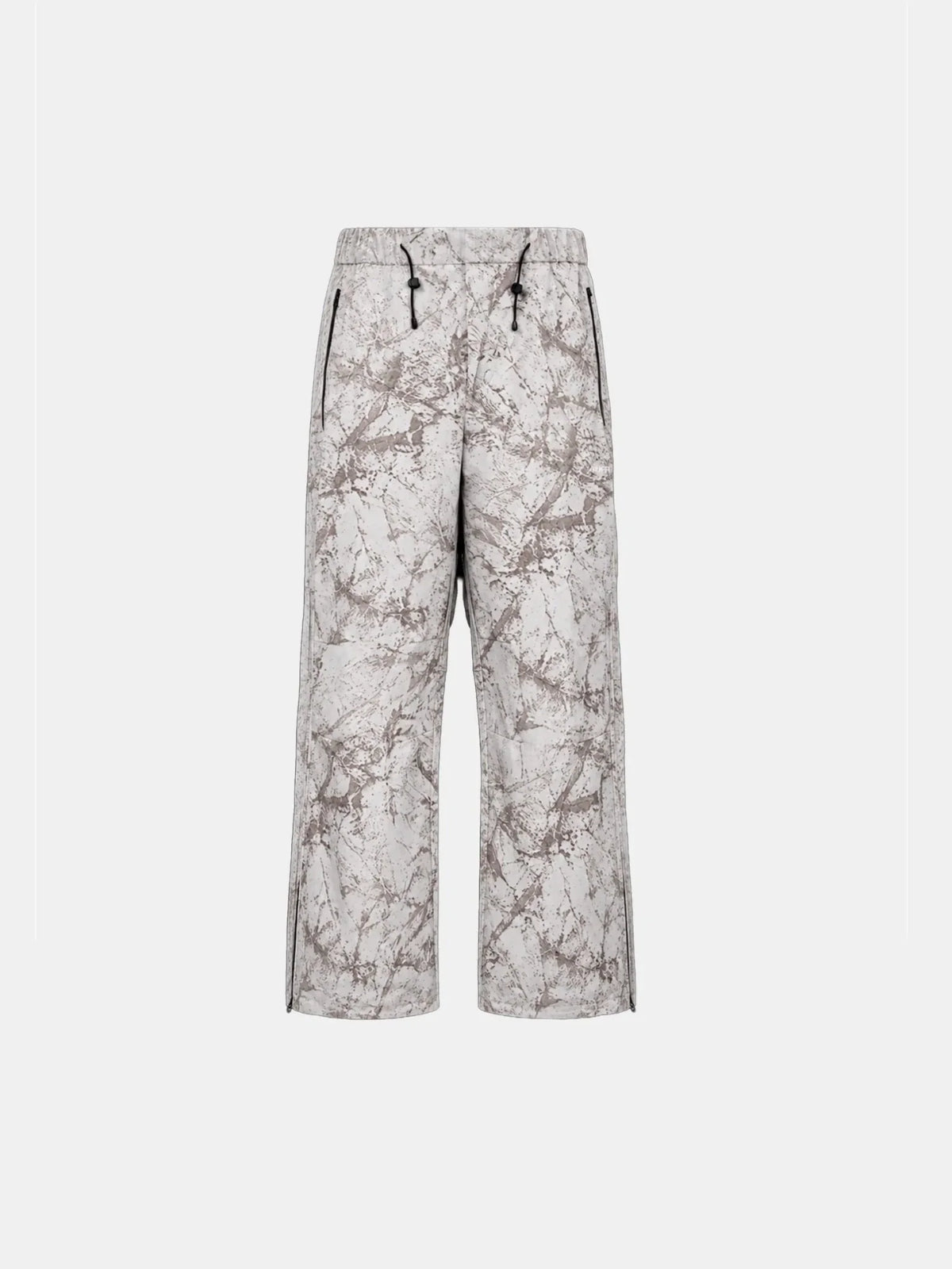 PUFFLT Mist Camo Waterproof Relax Fit Straight Leg Trousers