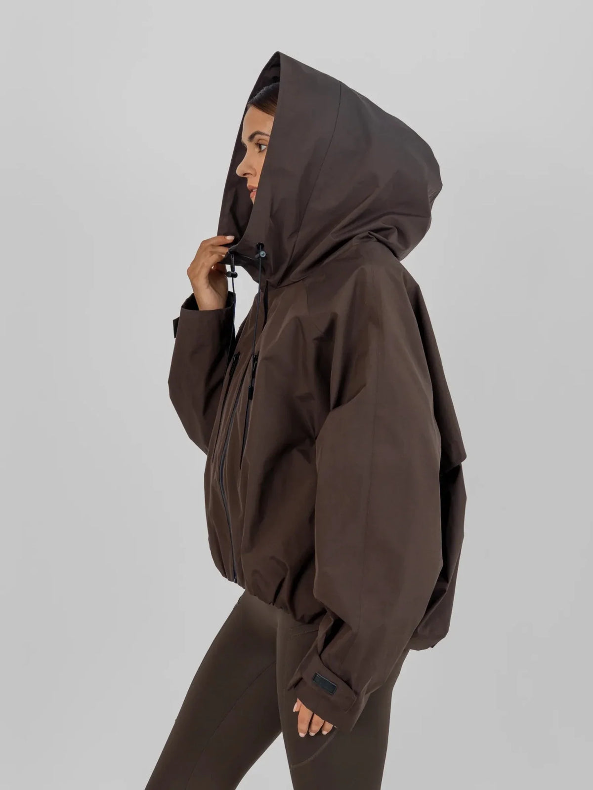 PUFFLT Pro Seam-Taped One Size Short Oversized Rain Jacket