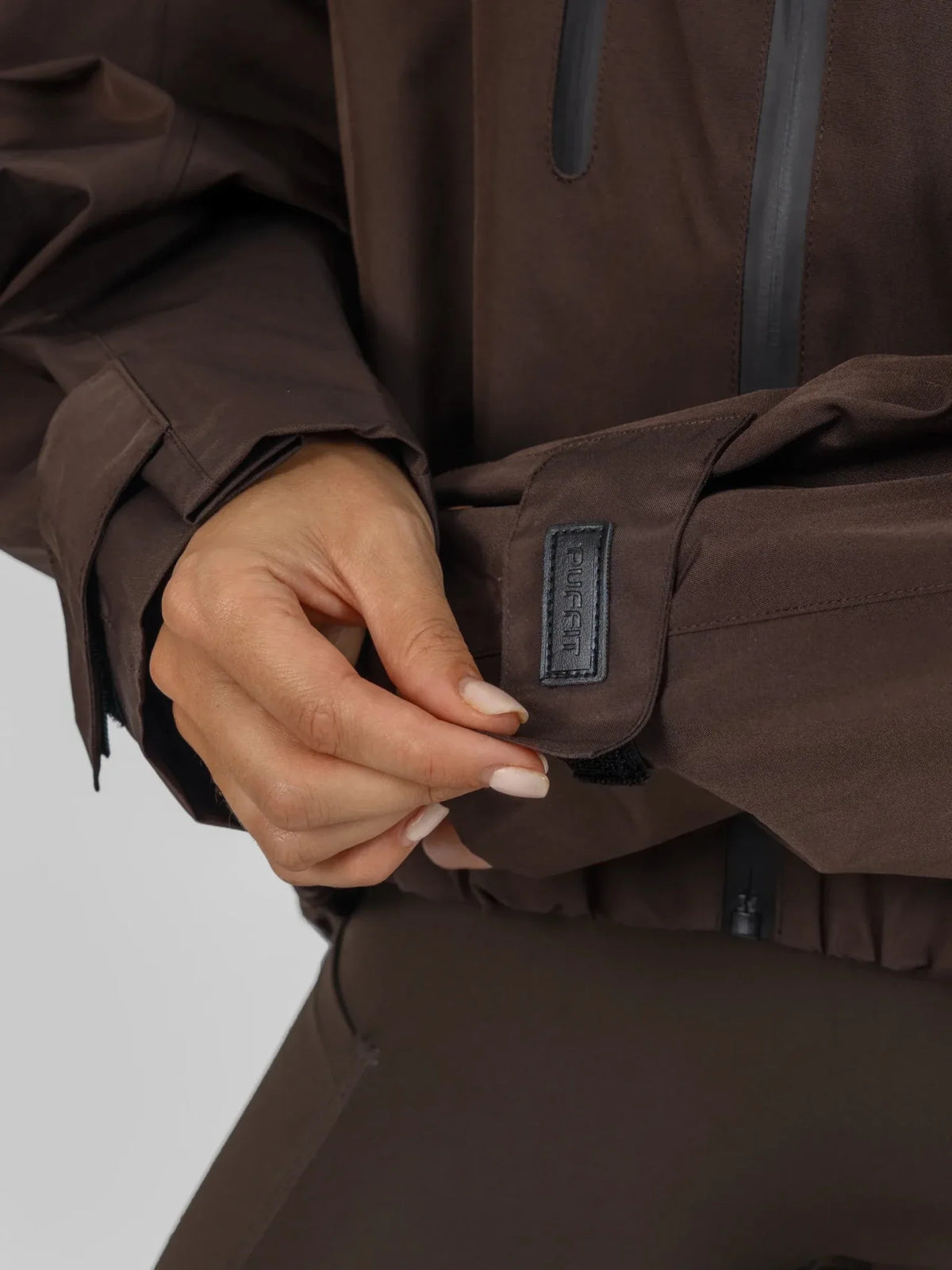 PUFFLT Pro Seam-Taped One Size Short Oversized Rain Jacket