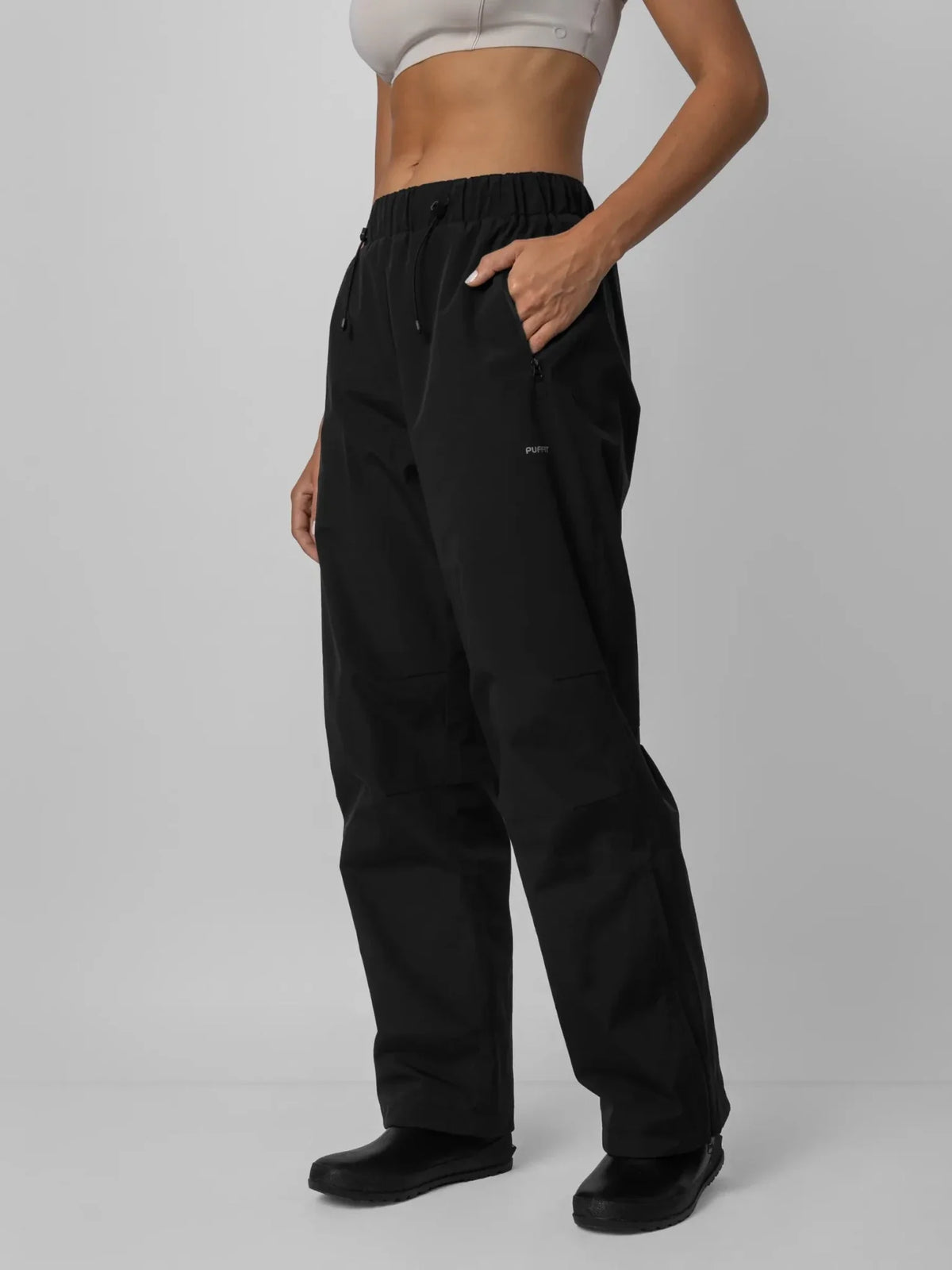 PUFFLT Waterproof Fleece Lined Relax Fit Straight Leg Trousers