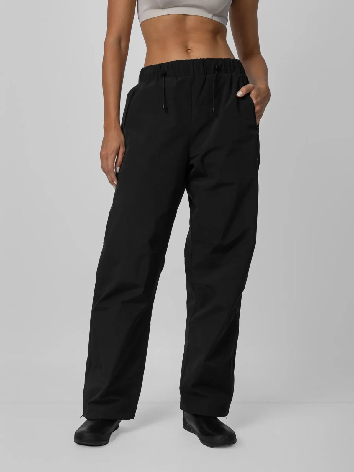 PUFFLT Waterproof Fleece Lined Relax Fit Straight Leg Trousers