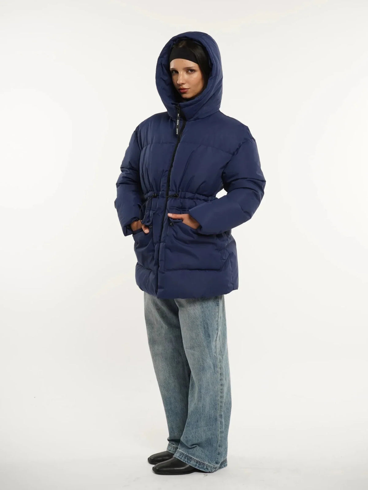 PUFFLT Cinched Waist Puffer Jacket