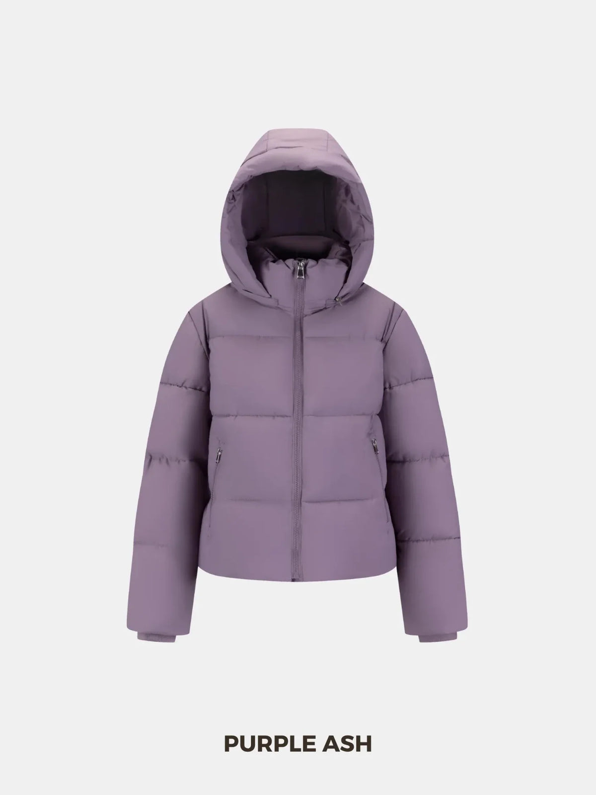 PUFFLT Short Detachable Hooded Puffer Jacket