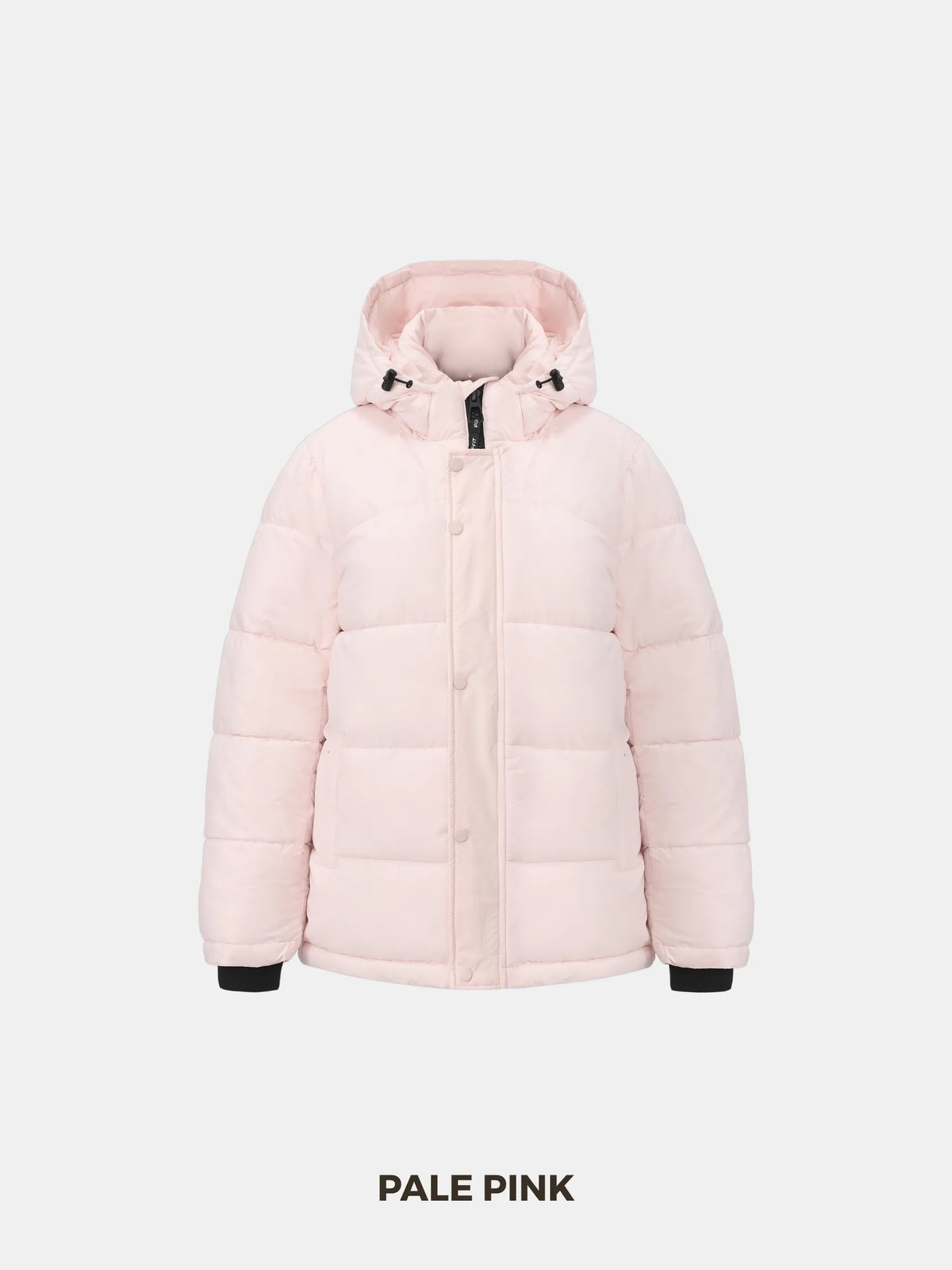 PUFFLT Detachable Hooded Regular Length Puffer Jacket