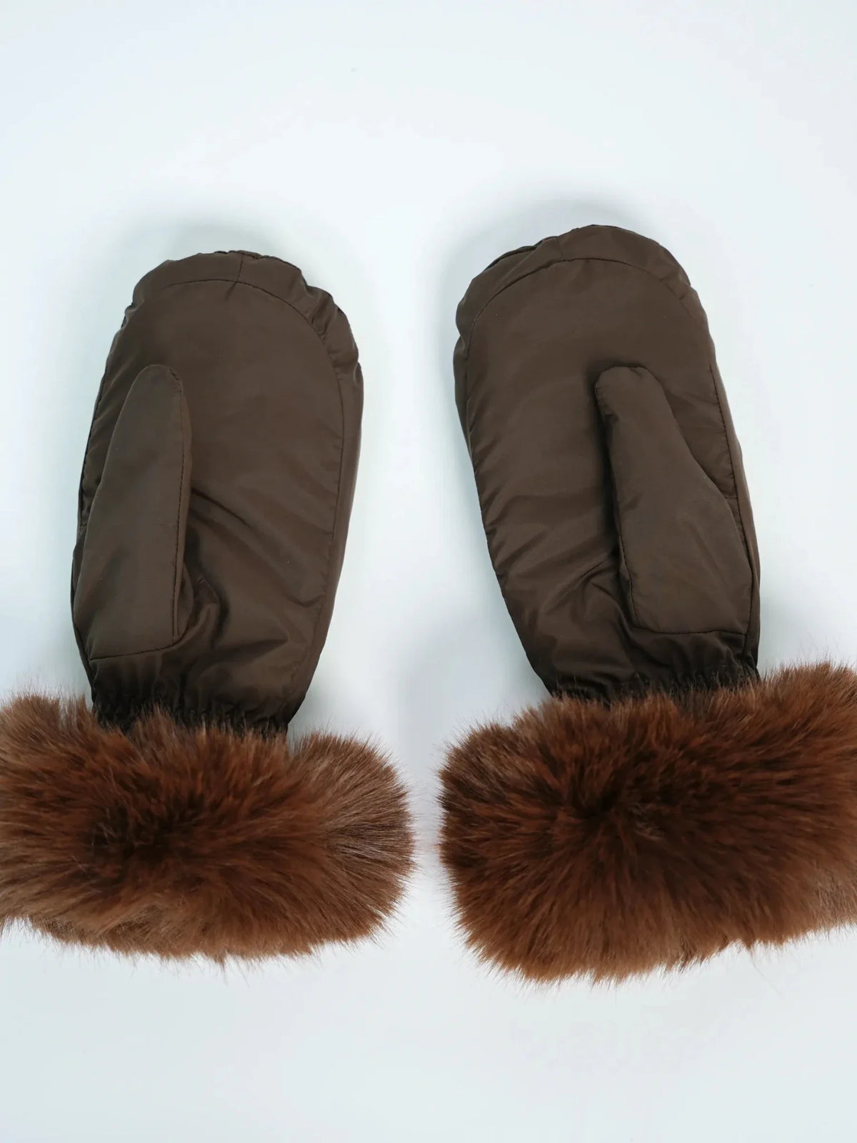 PUFFLT Faux Fur Mittens