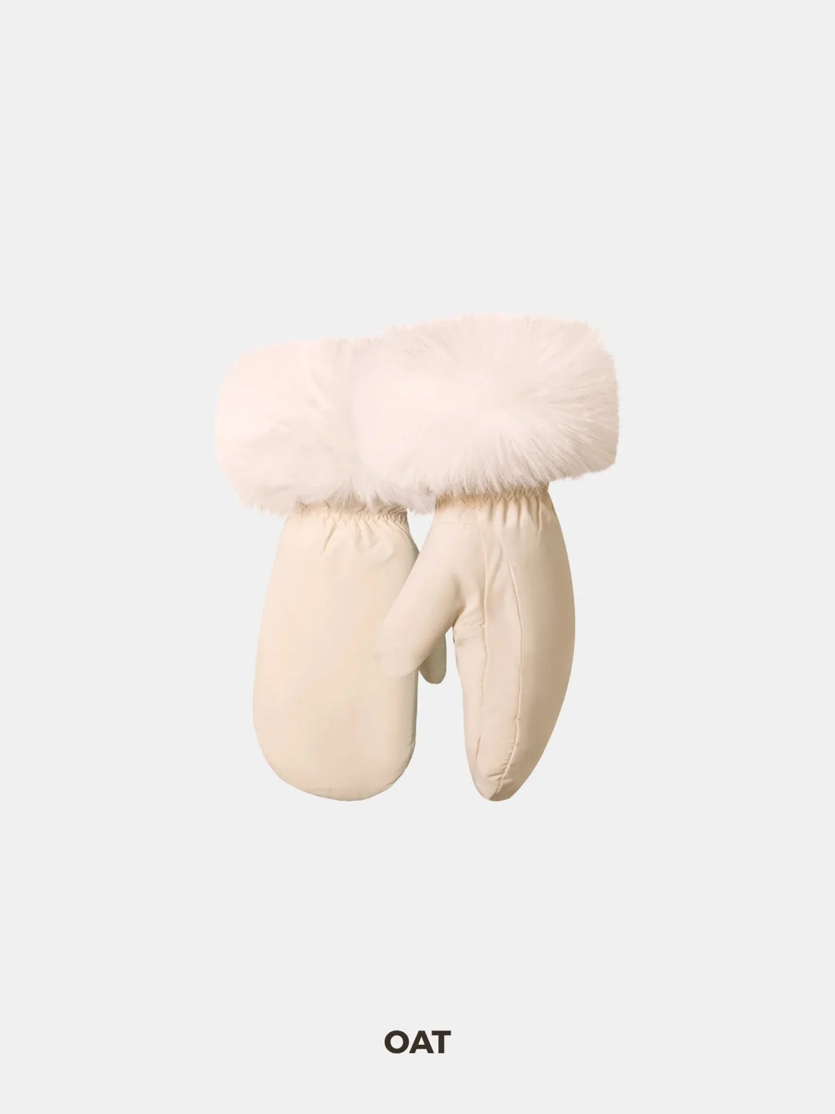 PUFFLT Faux Fur Mittens