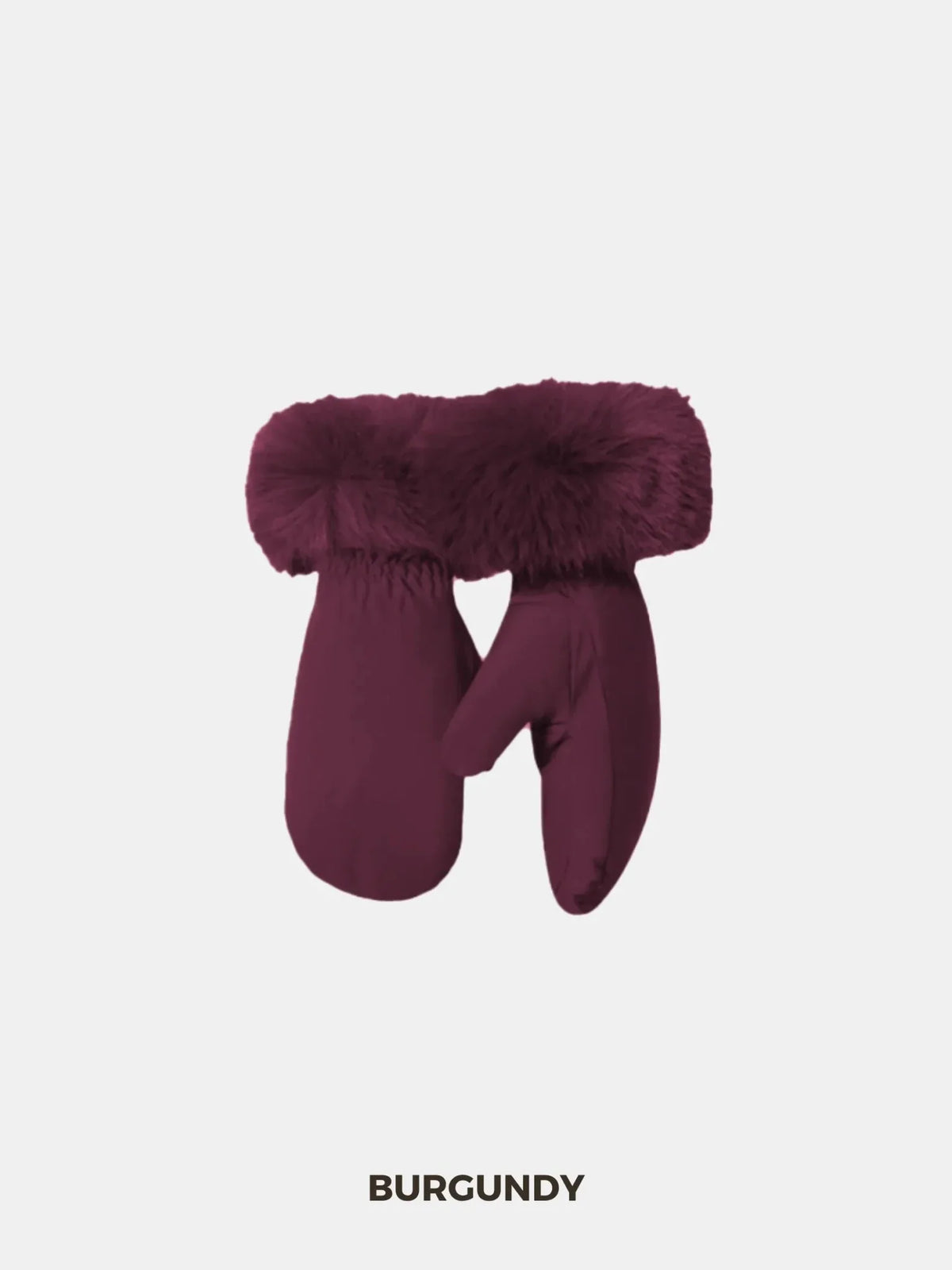PUFFLT Faux Fur Mittens