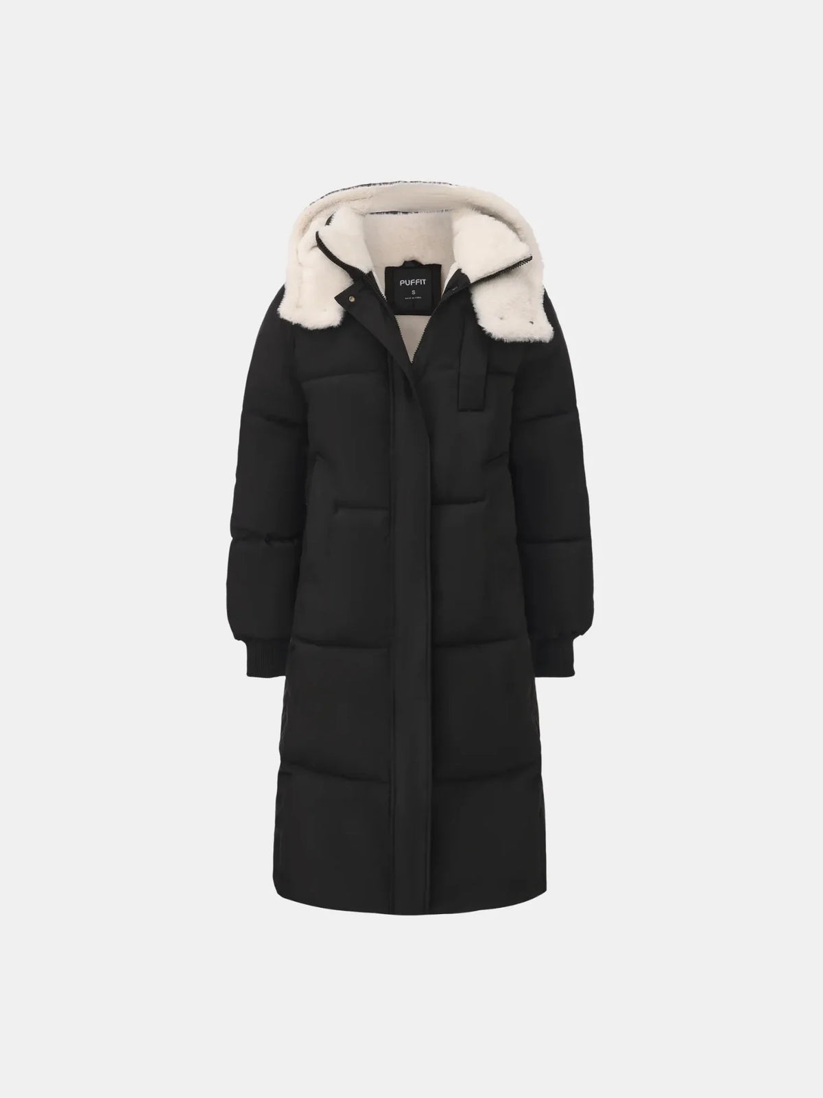 PUFFLT Faux Fur Lined Long Puffer
