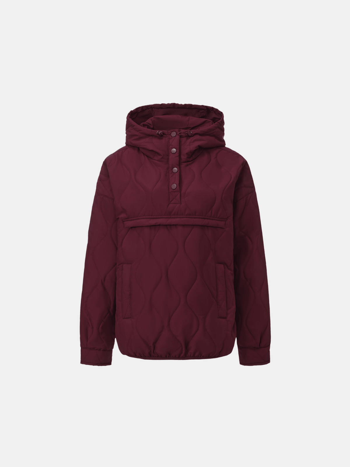 PUFFLT Kangaroo Pocket Packable Quilted Puffer Hoodie