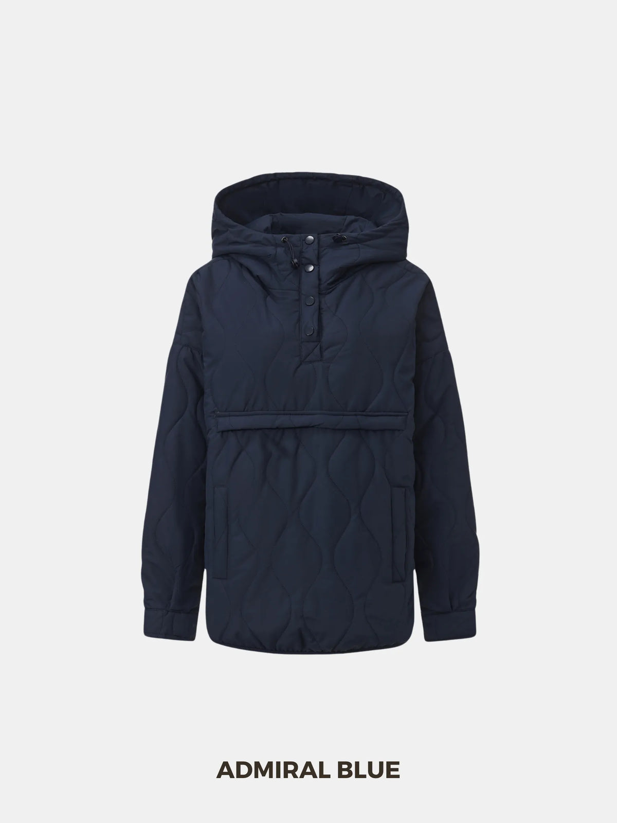 PUFFLT Kangaroo Pocket Packable Quilted Puffer Hoodie