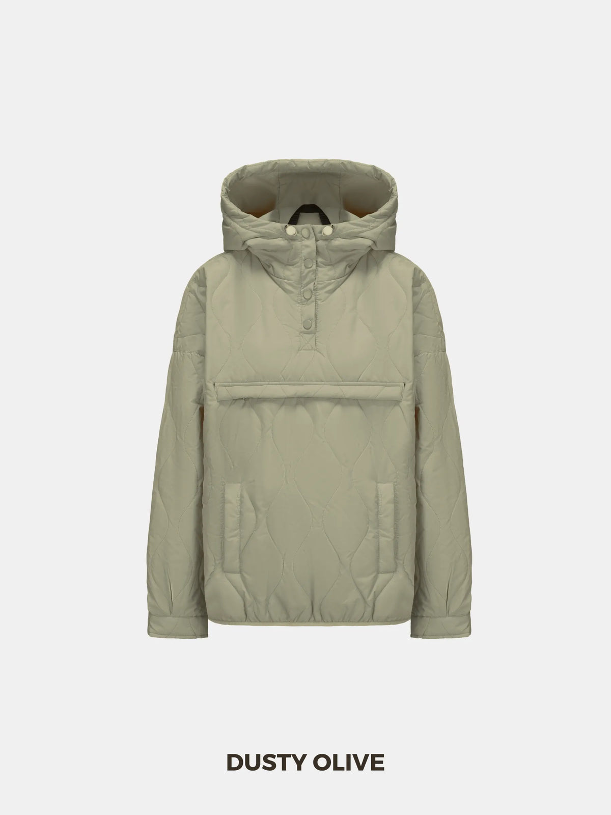 PUFFLT Kangaroo Pocket Packable Quilted Puffer Hoodie