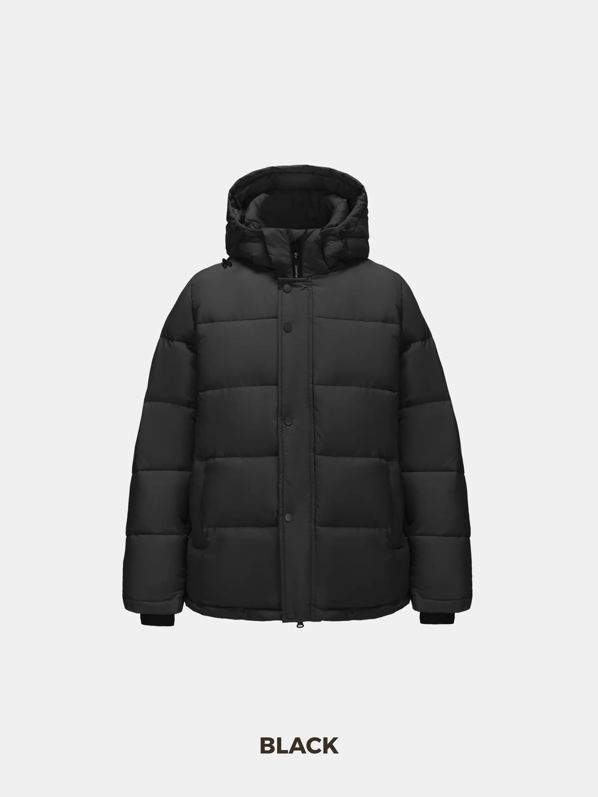 PUFFLT Men's Detachable-Hooded Puffer Jacket