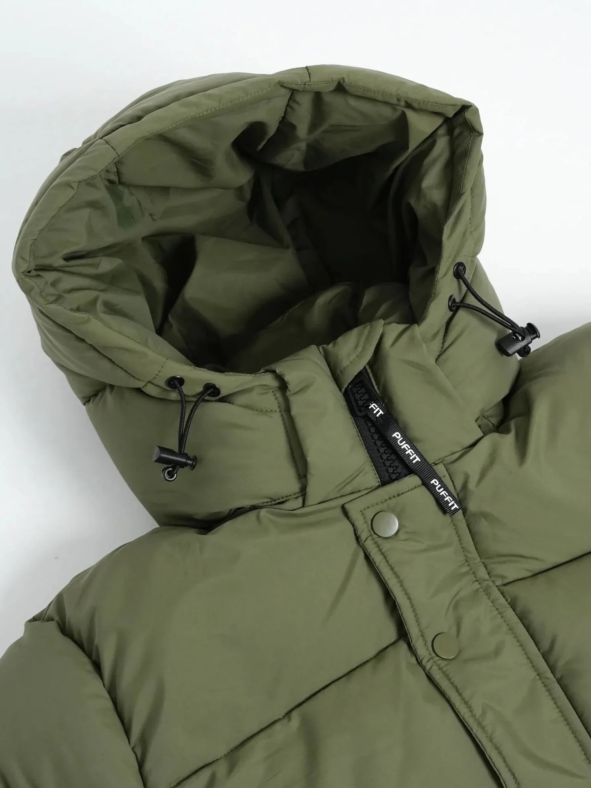 PUFFLT Men's Detachable-Hooded Puffer Jacket