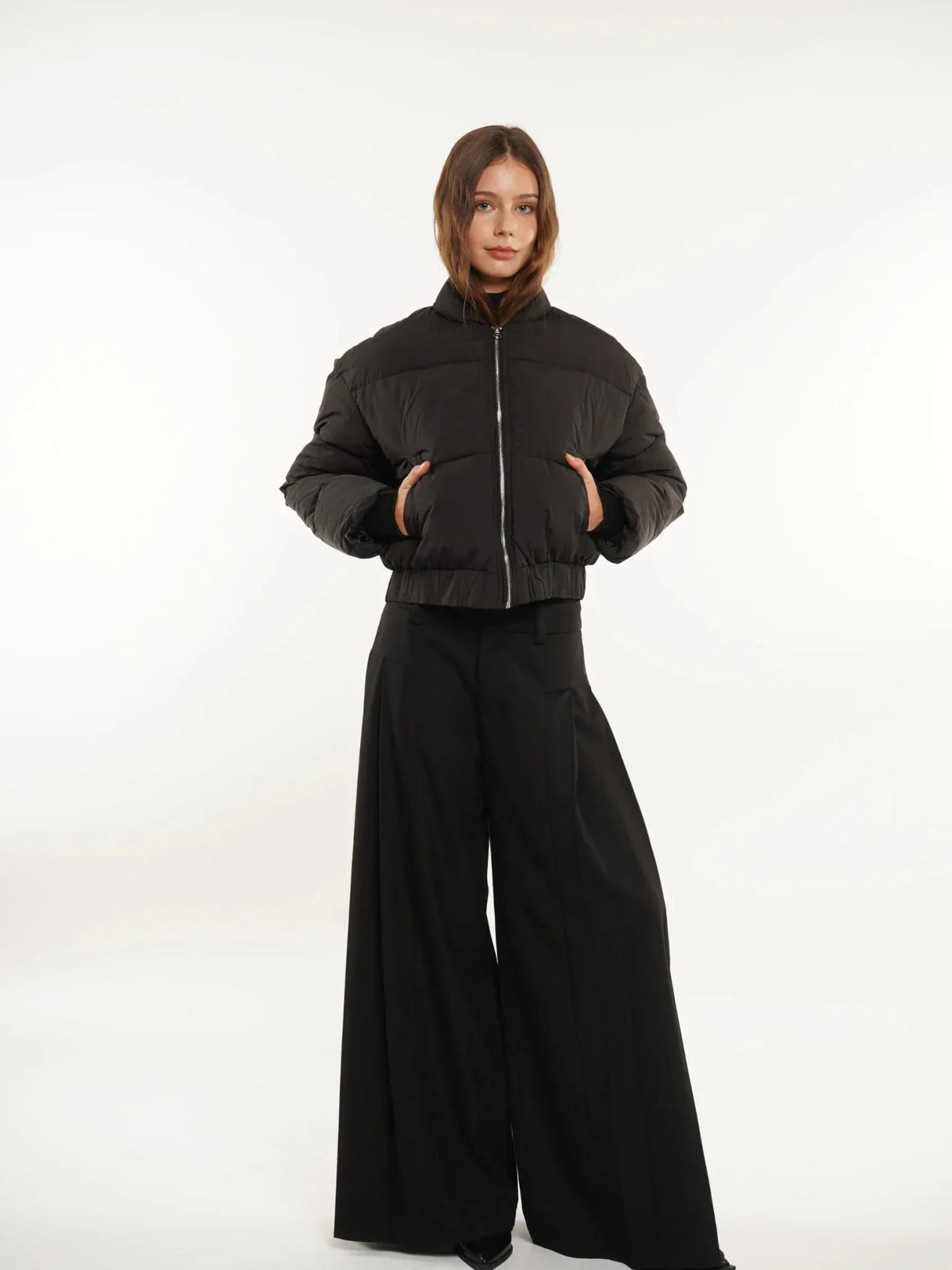 PUFFLT Metal Zip Puffer Bomber
