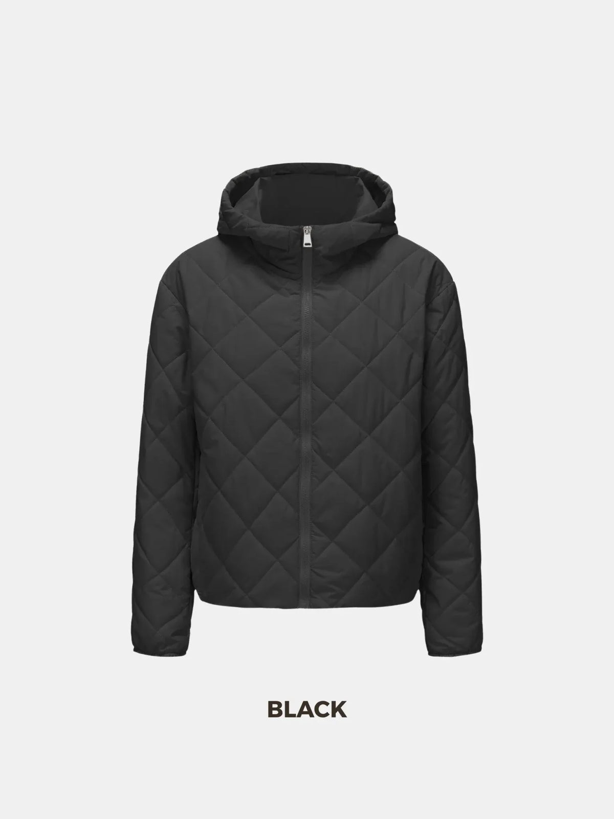 PUFFLT Short Diamond Quilted Jacket