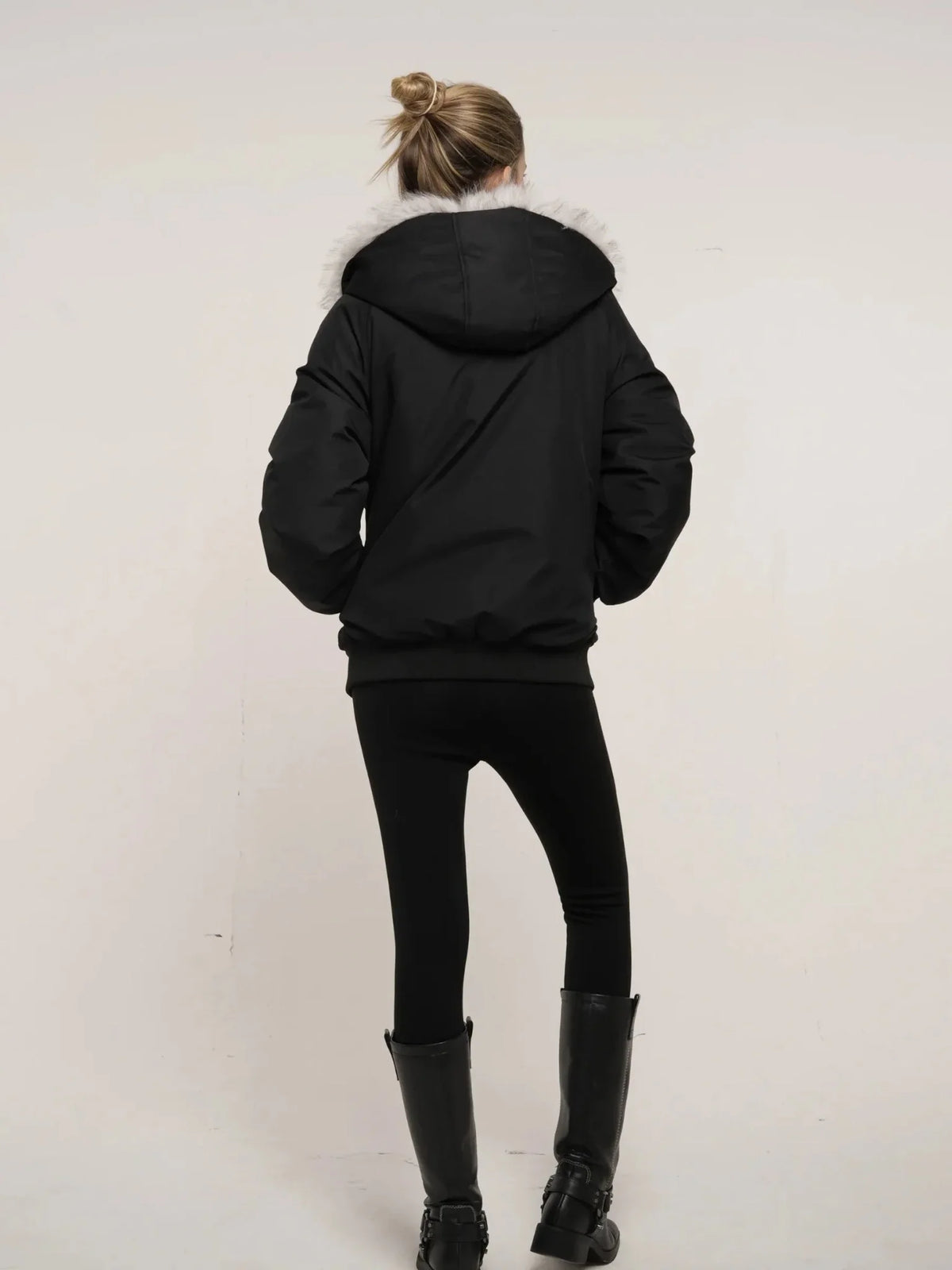 PUFFLT Faux Fur Lined Waterproof Bomber