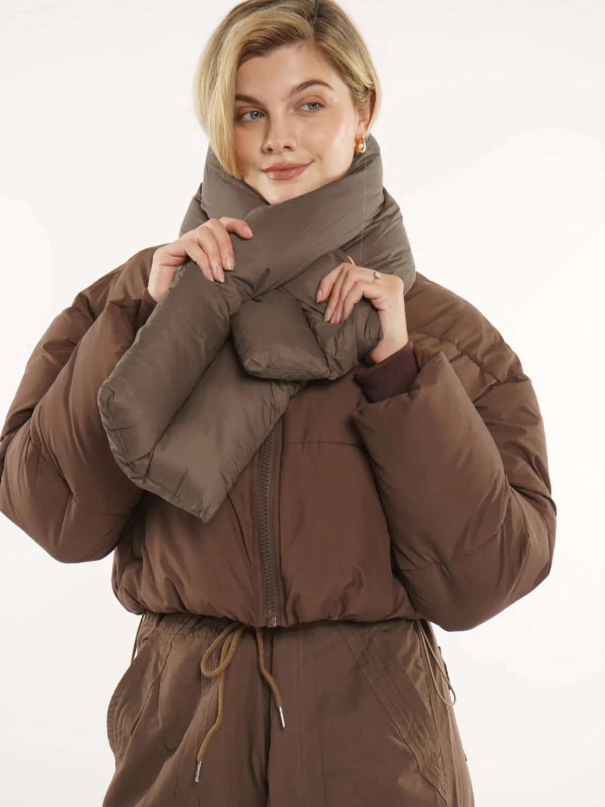 PUFFLT Padded Puffer Scarf
