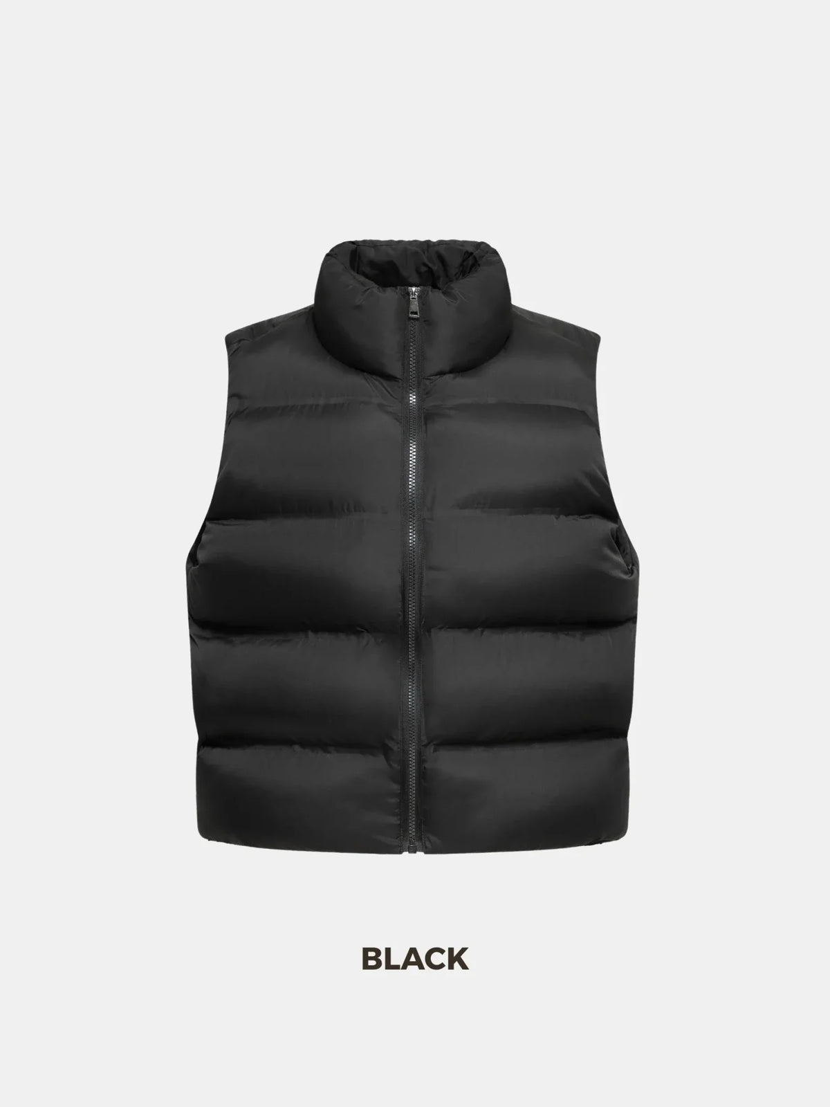 PUFFLT Taped Seams Funnel Neck Puffer Gilet