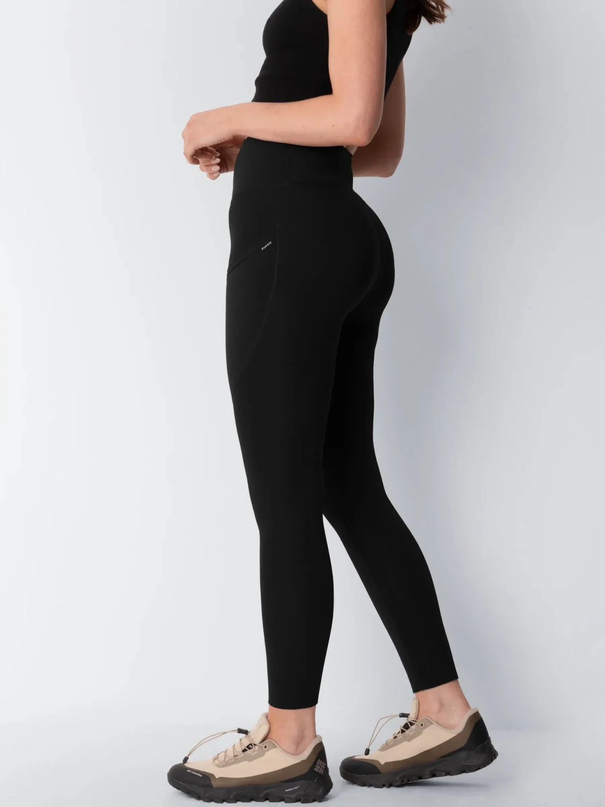 PUFFLT Thermal Dot Fleece Stretch Shaping Legging