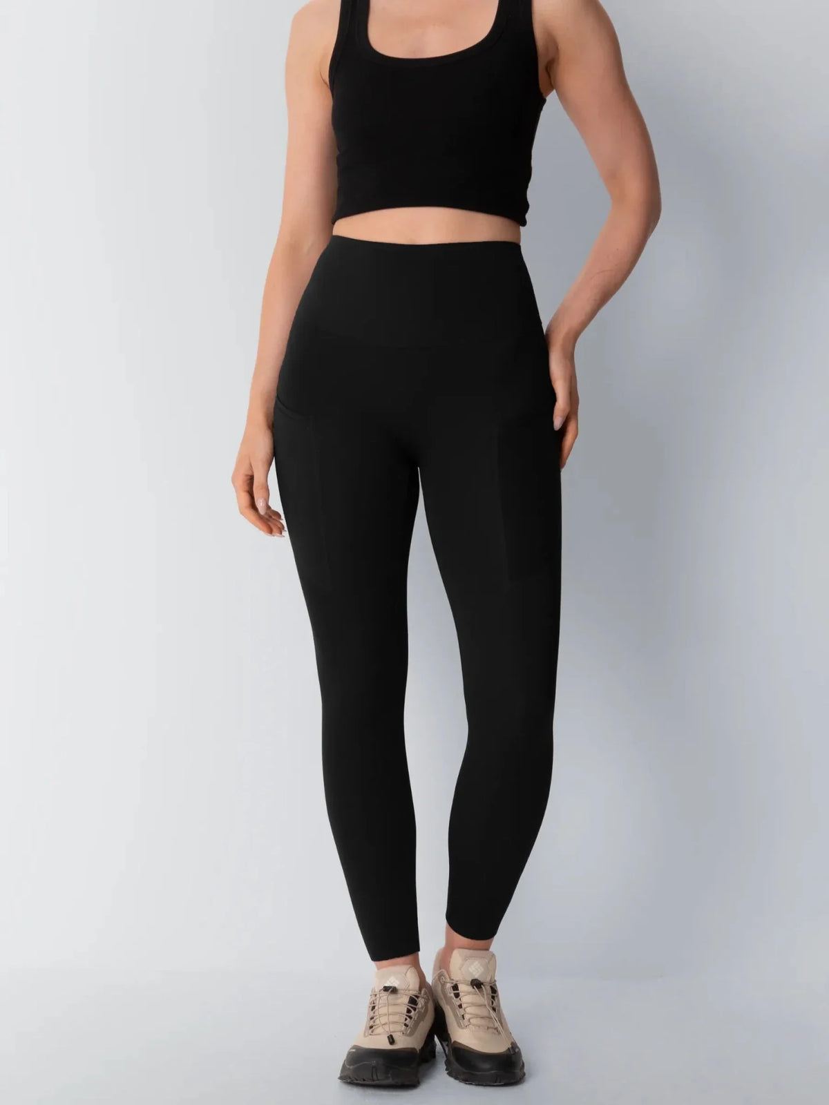 PUFFLT Thermal Dot Fleece Stretch Shaping Legging