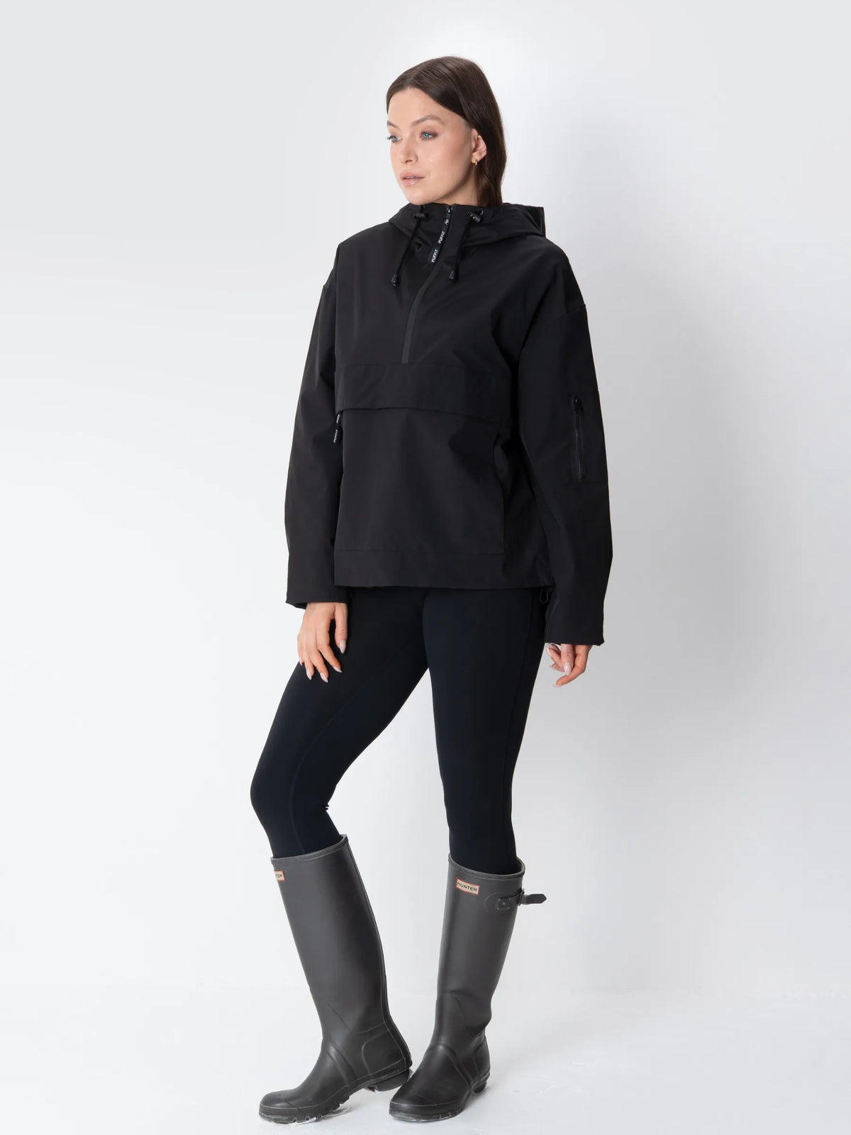 PUFFLT Relaxed Fit Rain Hoodie