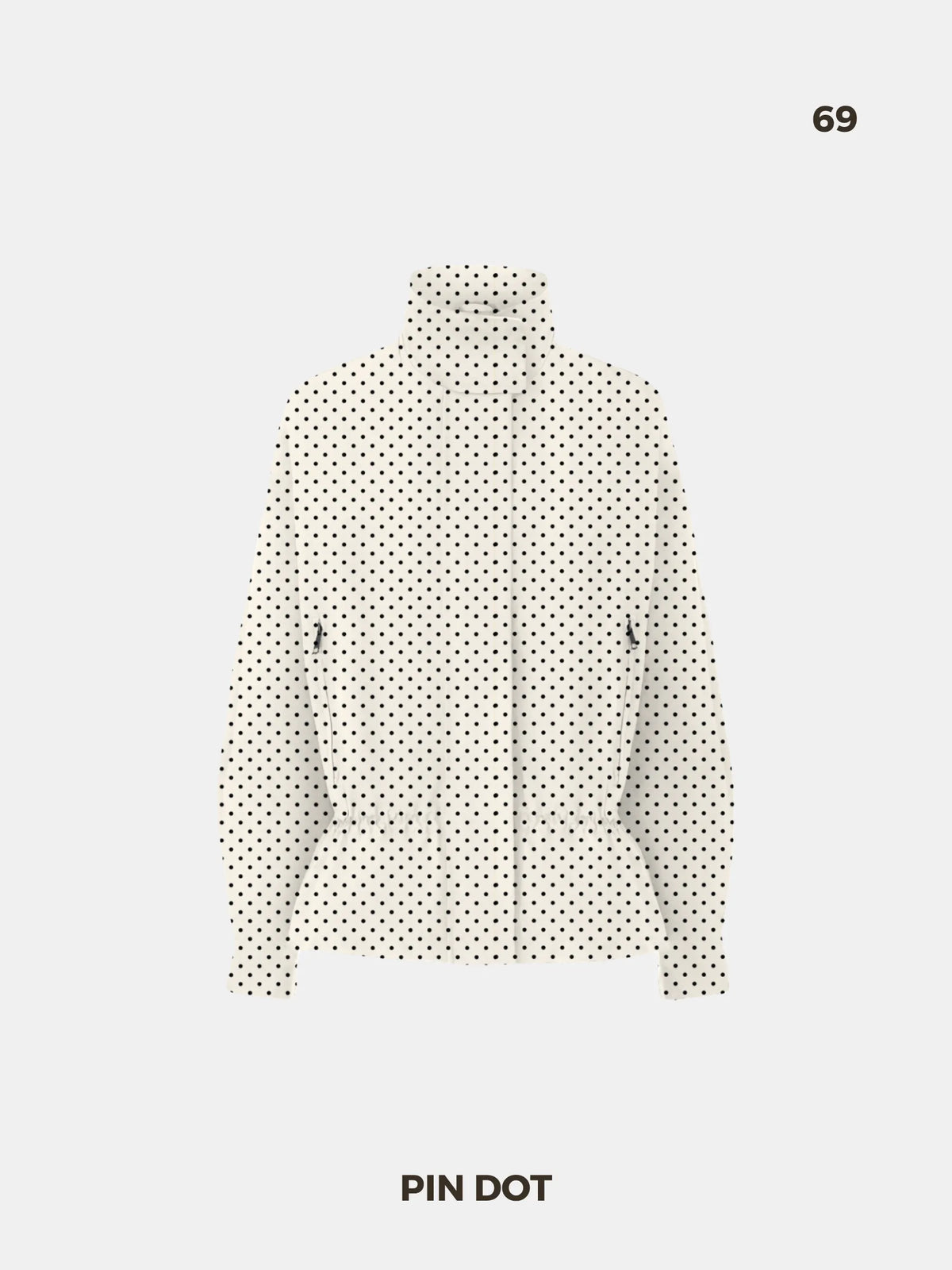 PUFFLT High Convertible Collar Waterproof Trench Coat