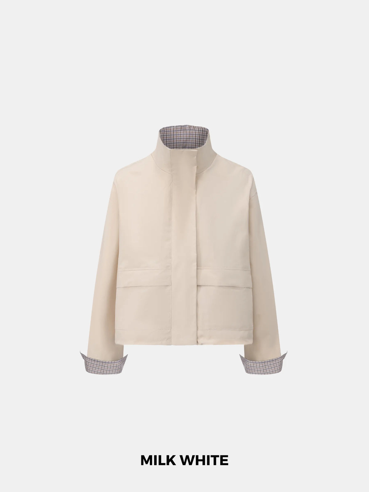 PUFFLT Stand Collar Bomber Jacket