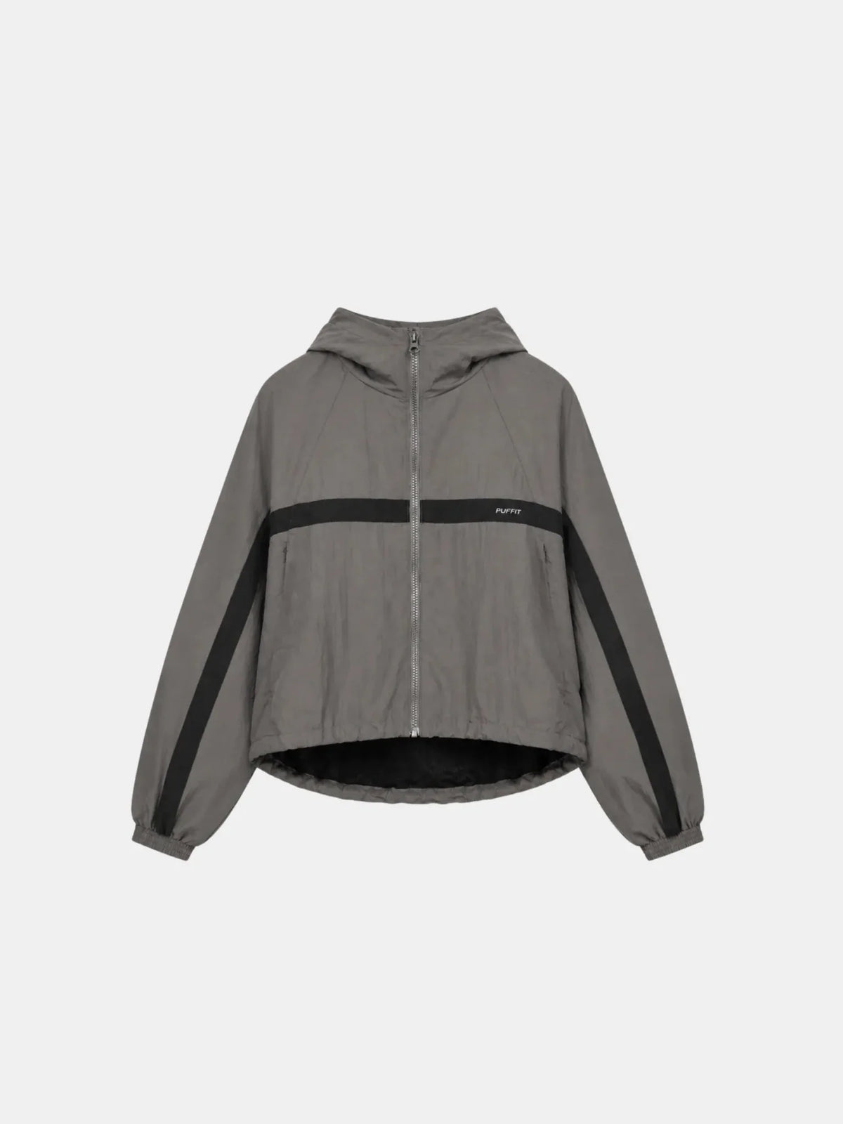 PUFFLT Water Repellent Oversized Short Track Jacket