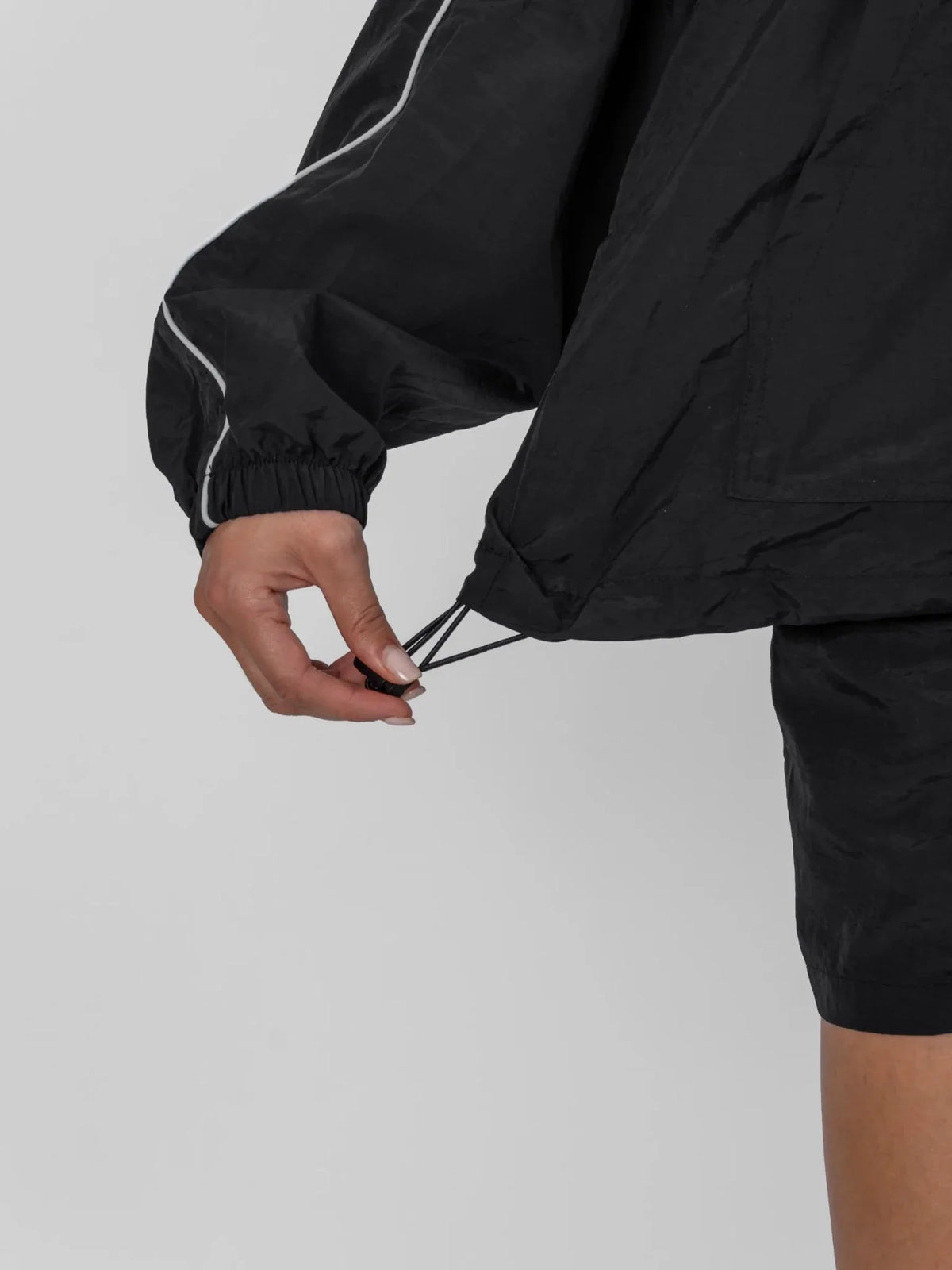 PUFFLT Water Repellent Packable-Hood Track Anorak