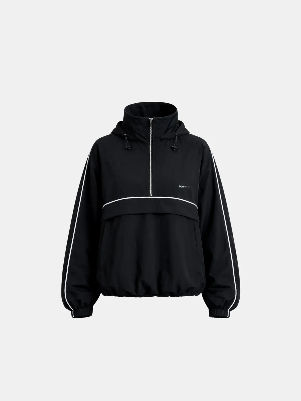 PUFFLT Water Repellent Packable-Hood Track Anorak